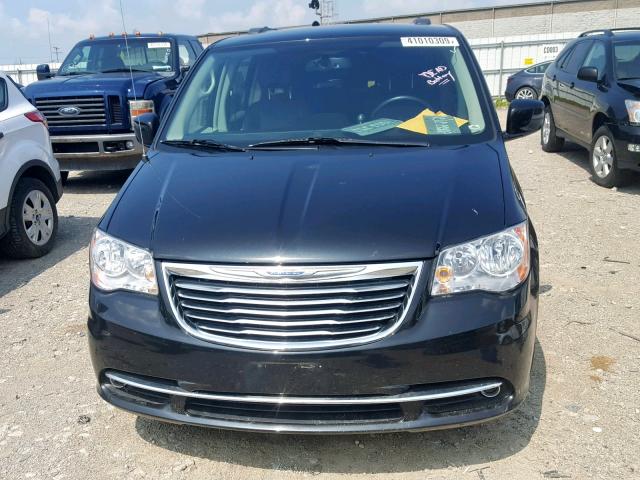 2C4RC1BG8GR110776 - 2016 CHRYSLER TOWN & COU BLACK photo 9