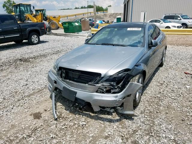 WDDGJ4HBXDG003614 - 2013 MERCEDES-BENZ C 250 GRAY photo 2