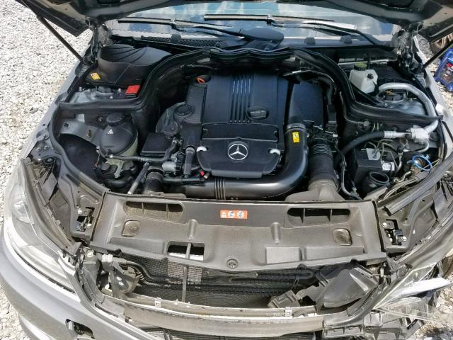 WDDGJ4HBXDG003614 - 2013 MERCEDES-BENZ C 250 GRAY photo 7