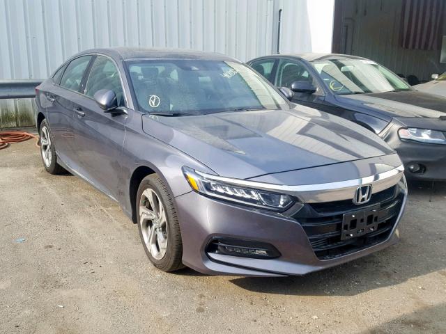 1HGCV1F56JA062037 - 2018 HONDA ACCORD EXL GRAY photo 1