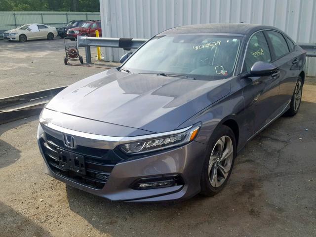 1HGCV1F56JA062037 - 2018 HONDA ACCORD EXL GRAY photo 2