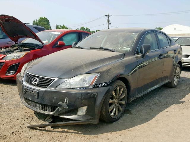 JTHCK262185021786 - 2008 LEXUS IS 250 BLACK photo 2