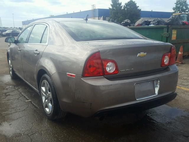 1G1ZC5EBXAF148704 - 2010 CHEVROLET MALIBU 1LT TAN photo 3