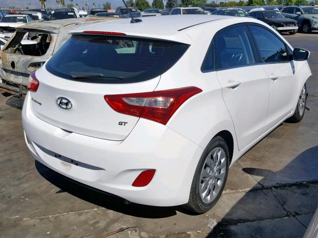 KMHD35LH7GU325623 - 2016 HYUNDAI ELANTRA GT WHITE photo 4