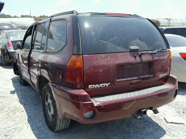 1GKDS13S032254688 - 2003 GMC ENVOY RED photo 3