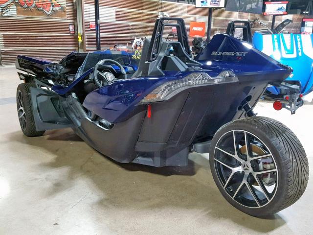 57XAAPFA1J8128154 - 2018 POLARIS SLINGSHOT BLUE photo 6