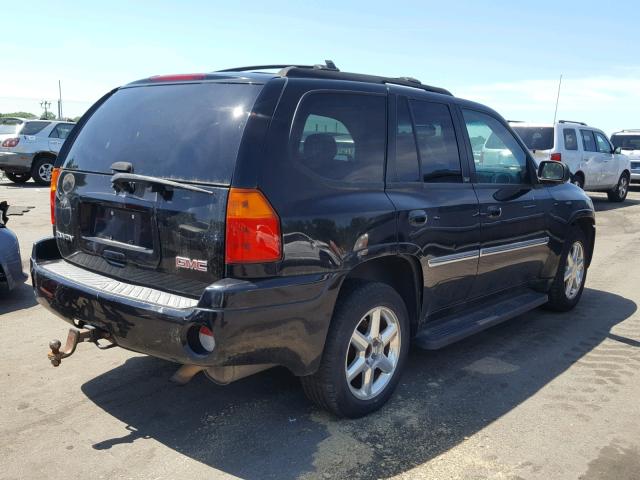 1GKDT13S582186389 - 2008 GMC ENVOY BLACK photo 4