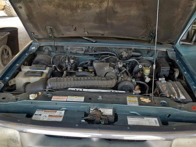 1FTCR11X9VTA21374 - 1997 FORD RANGER GREEN photo 7