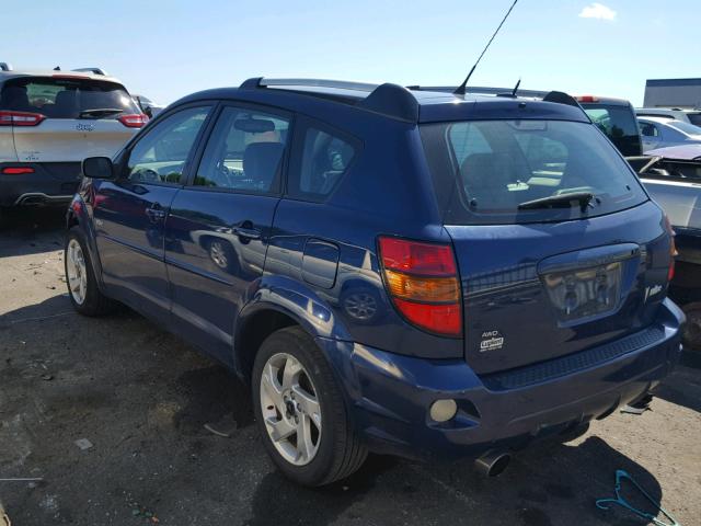 5Y2SM66855Z427254 - 2005 PONTIAC VIBE BLUE photo 3