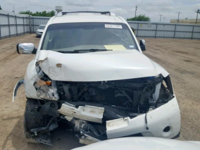 5N1BA0NC4FN619832 - 2015 NISSAN ARMADA SV WHITE photo 7