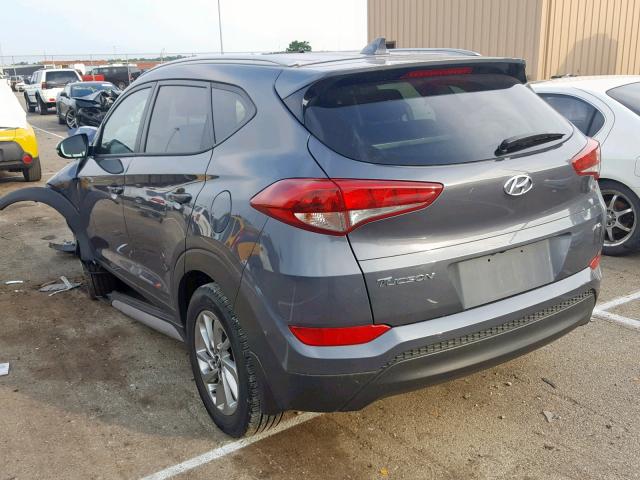 KM8J3CA41JU753671 - 2018 HYUNDAI TUCSON SEL GRAY photo 3