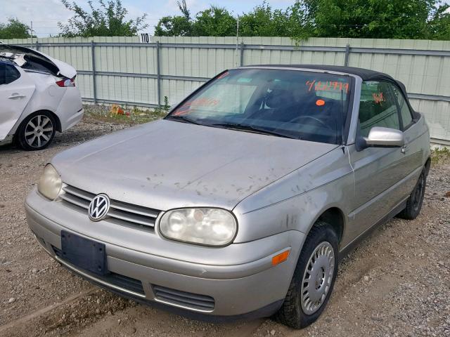 3VWCB61E3XM816189 - 1999 VOLKSWAGEN CABRIO GL SILVER photo 2