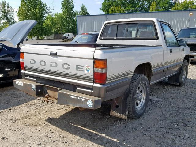 JB7FM54E9JP065990 - 1988 DODGE RAM 50 SPO SILVER photo 4