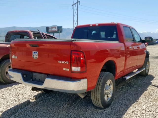 3D7UT2CL9BG630002 - 2011 DODGE RAM 2500 RED photo 4