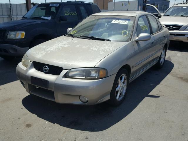 3N1AB51D02L702311 - 2002 NISSAN SENTRA SE- BEIGE photo 2