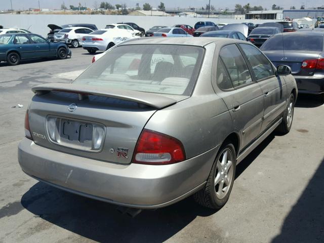 3N1AB51D02L702311 - 2002 NISSAN SENTRA SE- BEIGE photo 4