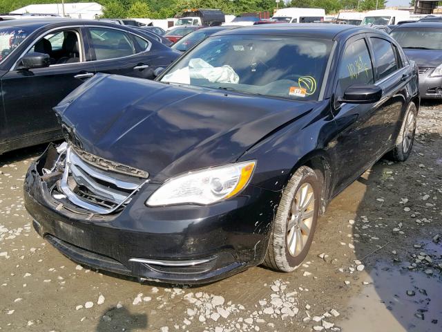 1C3CCBBG3CN152862 - 2012 CHRYSLER 200 TOURIN BLACK photo 2