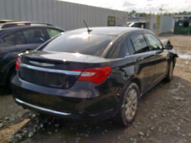 1C3CCBBG3CN152862 - 2012 CHRYSLER 200 TOURIN BLACK photo 4