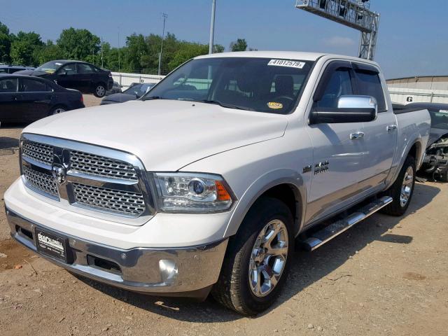 1C6RR7NT6ES107601 - 2014 RAM 1500 LARAM WHITE photo 2