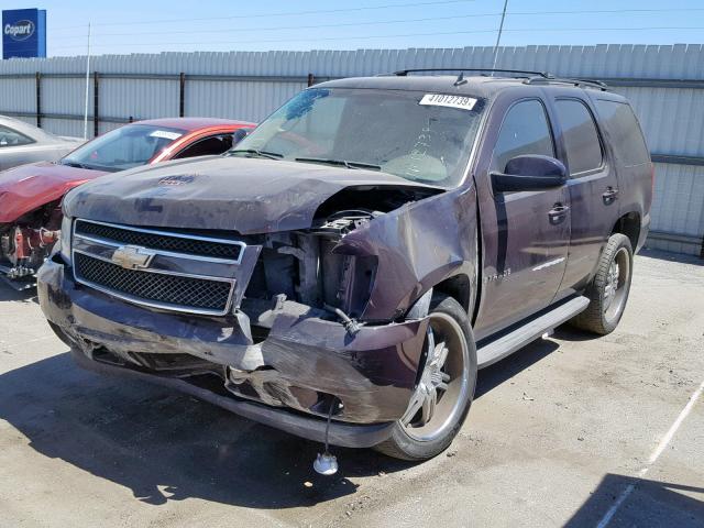 1GNFK23059R223873 - 2009 CHEVROLET TAHOE K150 PURPLE photo 2