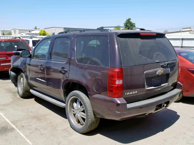 1GNFK23059R223873 - 2009 CHEVROLET TAHOE K150 PURPLE photo 3