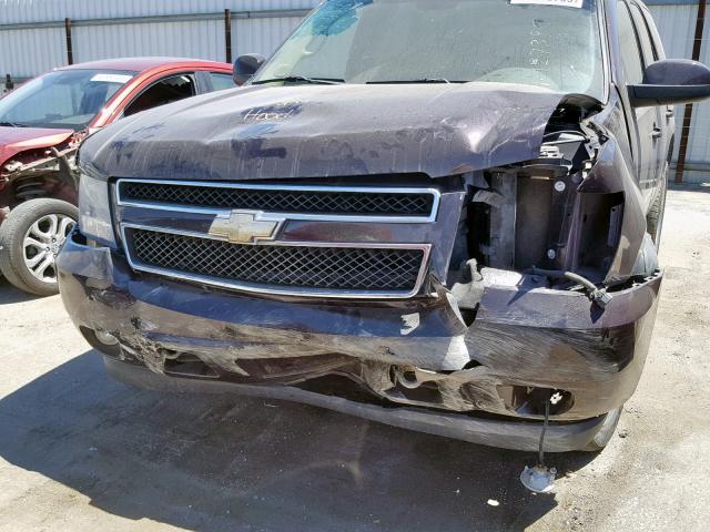 1GNFK23059R223873 - 2009 CHEVROLET TAHOE K150 PURPLE photo 9