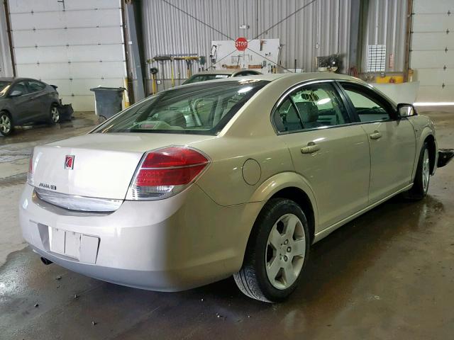 1G8ZS57B69F158188 - 2009 SATURN AURA XE BEIGE photo 4