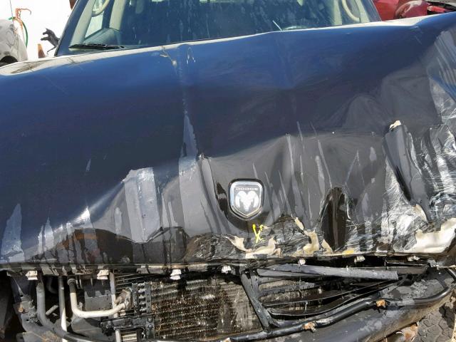 1D7HG38N63S120447 - 2003 DODGE DAKOTA QUA BLACK photo 7