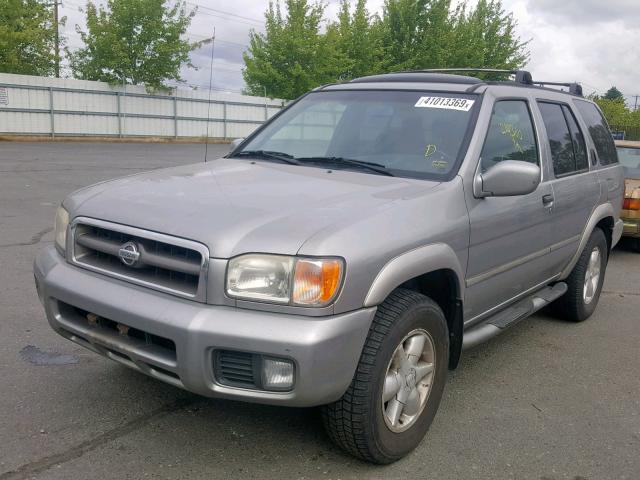 JN8DR09Y51W580056 - 2001 NISSAN PATHFINDER SILVER photo 2