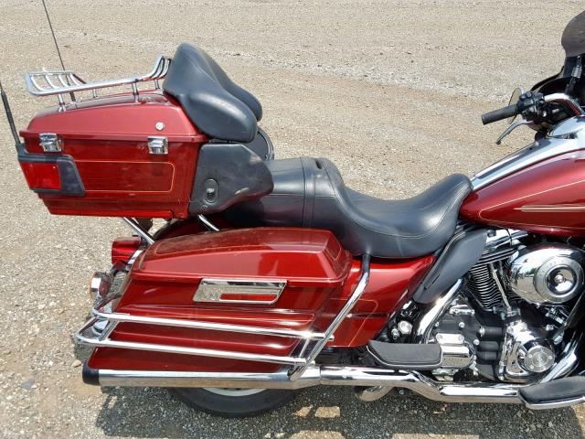 1HD1FC411AB660446 - 2010 HARLEY-DAVIDSON FLHTCU RED photo 6