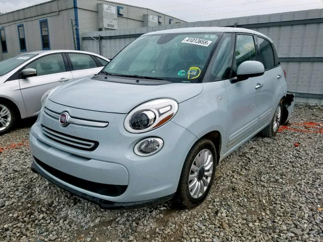 ZFBCFABH7EZ027061 - 2014 FIAT 500L EASY BLUE photo 2