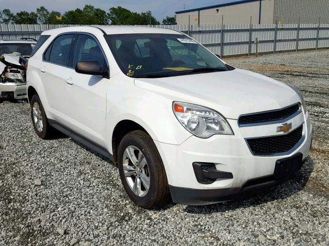 2GNFLCEK8D6418131 - 2013 CHEVROLET EQUINOX LS WHITE photo 1