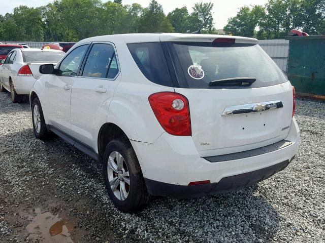 2GNFLCEK8D6418131 - 2013 CHEVROLET EQUINOX LS WHITE photo 3