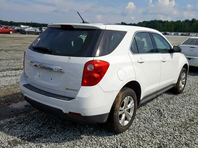 2GNFLCEK8D6418131 - 2013 CHEVROLET EQUINOX LS WHITE photo 4