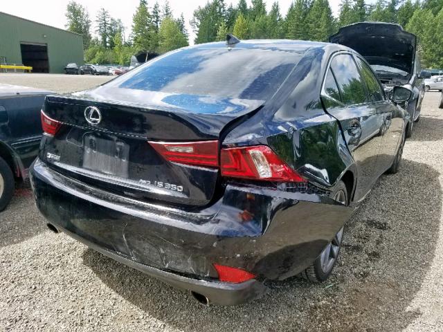 JTHCE1D29E5003343 - 2014 LEXUS IS 350 BLACK photo 4