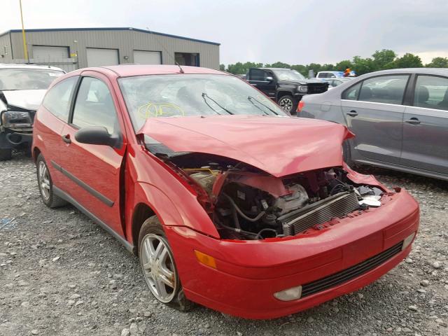 3FAFP31332R223058 - 2002 FORD FOCUS ZX3 RED photo 1