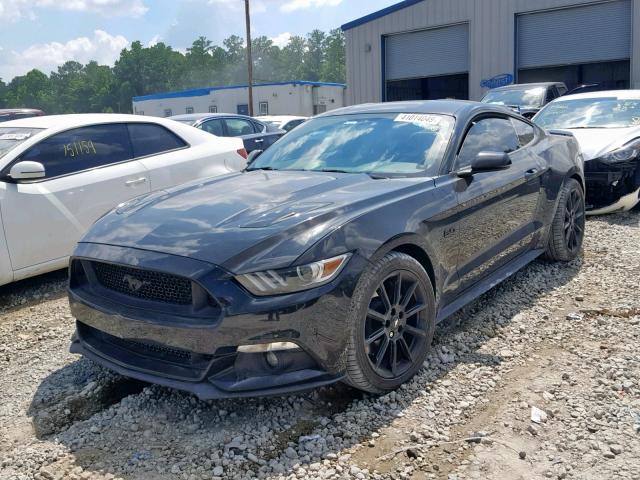 1FA6P8CF9G5252174 - 2016 FORD MUSTANG GT BLACK photo 2