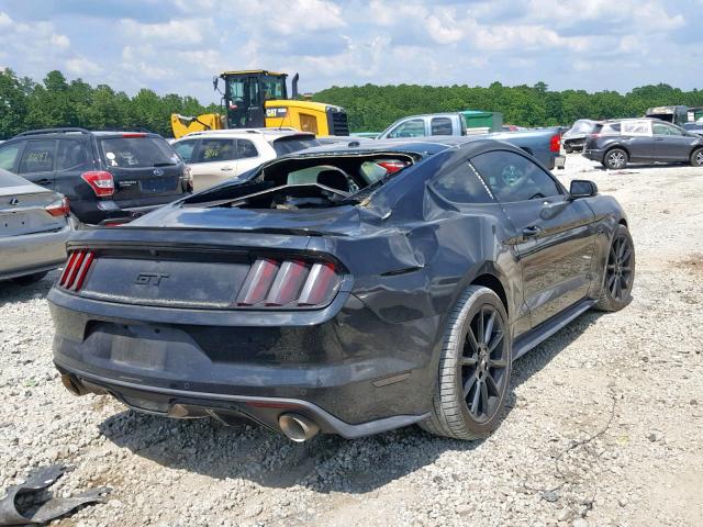 1FA6P8CF9G5252174 - 2016 FORD MUSTANG GT BLACK photo 4