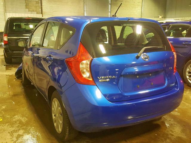 3N1CE2CP0FL377378 - 2015 NISSAN VERSA NOTE BLUE photo 3