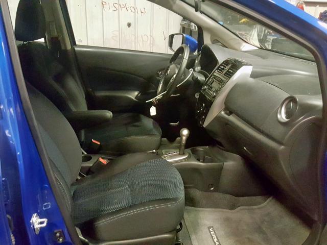 3N1CE2CP0FL377378 - 2015 NISSAN VERSA NOTE BLUE photo 5