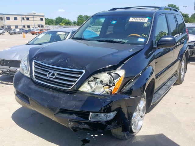 JTJBT20X350087485 - 2005 LEXUS GX 470 BLACK photo 2