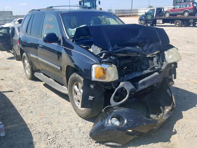 1GKDT13S432393428 - 2003 GMC ENVOY BLACK photo 1