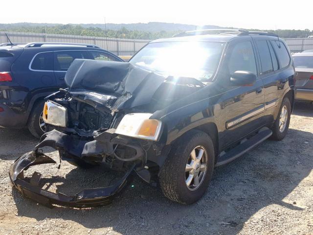 1GKDT13S432393428 - 2003 GMC ENVOY BLACK photo 2