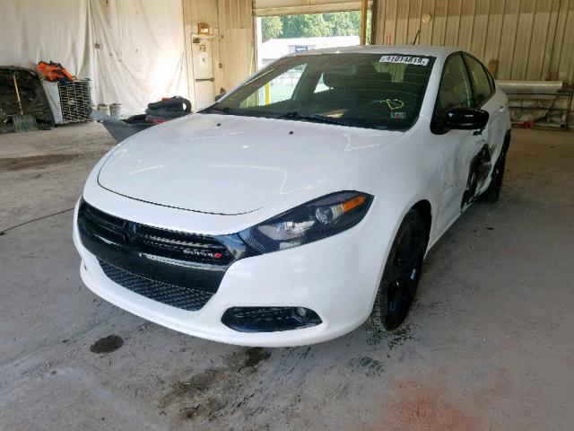 1C3CDFBB4GD564440 - 2016 DODGE DART SXT WHITE photo 2