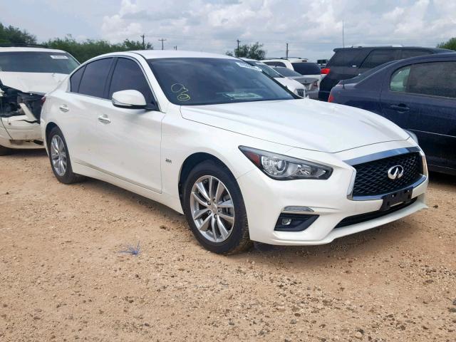 JN1CV7AP8JM241613 - 2018 INFINITI Q50 PURE WHITE photo 1