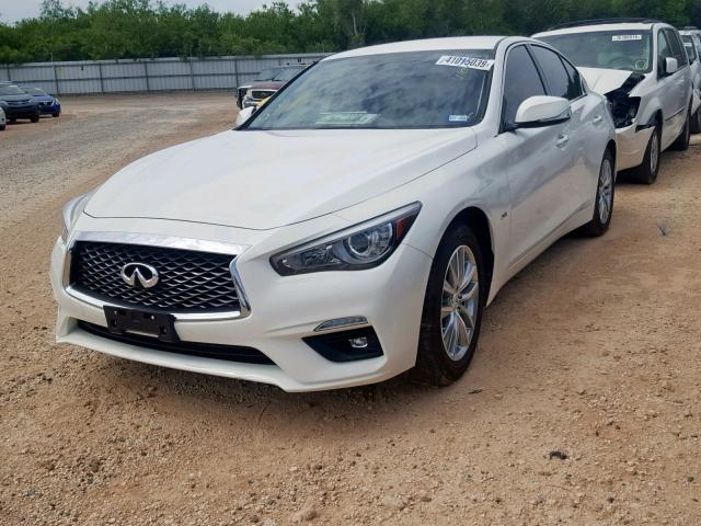 JN1CV7AP8JM241613 - 2018 INFINITI Q50 PURE WHITE photo 2