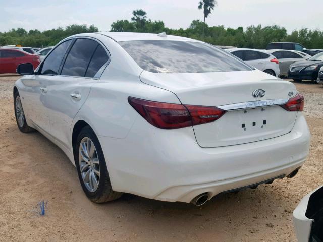 JN1CV7AP8JM241613 - 2018 INFINITI Q50 PURE WHITE photo 3