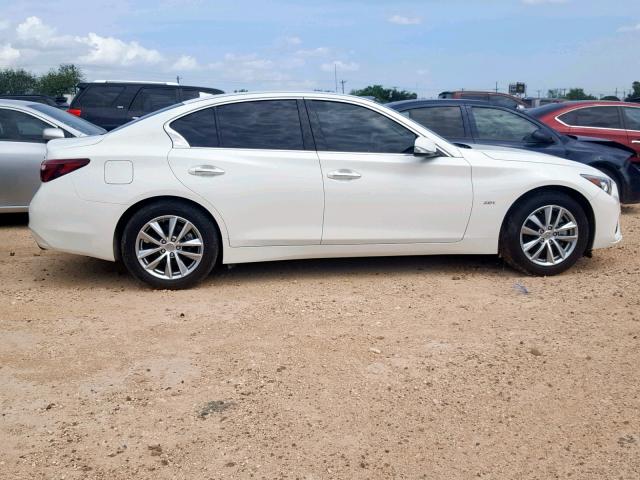 JN1CV7AP8JM241613 - 2018 INFINITI Q50 PURE WHITE photo 9