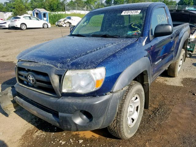 5TEPX42N47Z367908 - 2007 TOYOTA TACOMA BLUE photo 2