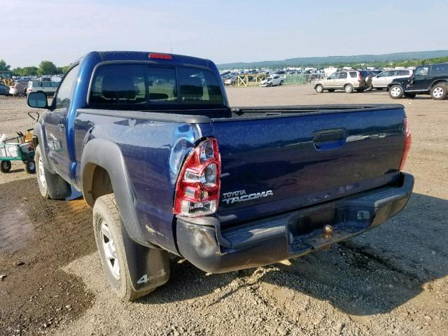 5TEPX42N47Z367908 - 2007 TOYOTA TACOMA BLUE photo 3